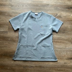 Stormy blue Luuna scrub top
